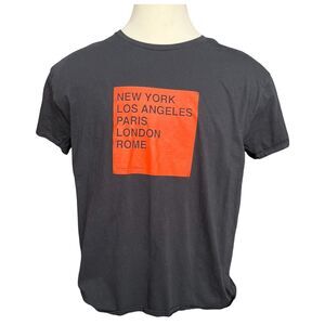 Bohooman Tshirt Sz 2XL Black, Made in UK, Limited Edition Collection, Cities